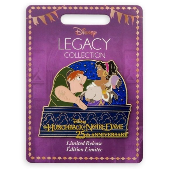 Disney Store Hunchback of Notre Dame 25th Anniversary Legacy Collection Pin - Picture 2 of 3